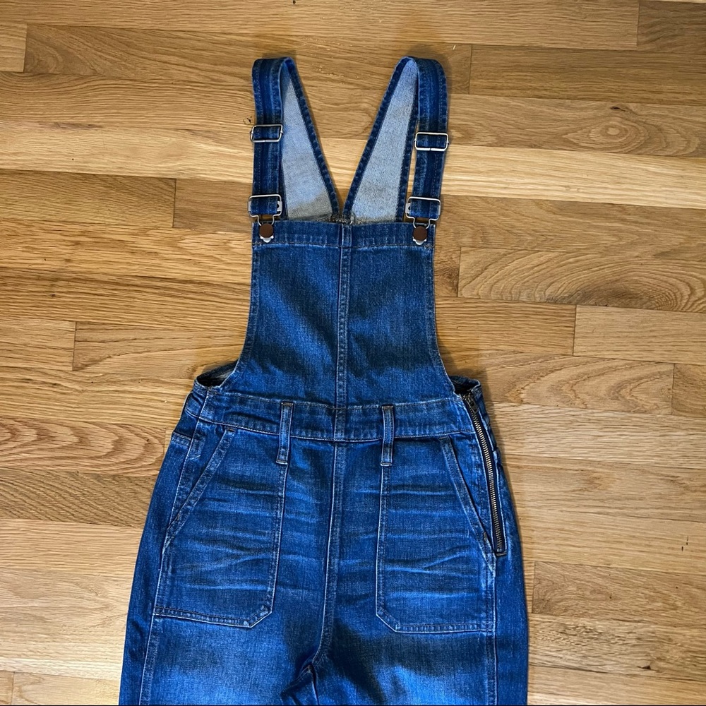 Madewell Denim Stovepipe Overalls - Picture 5 of 9